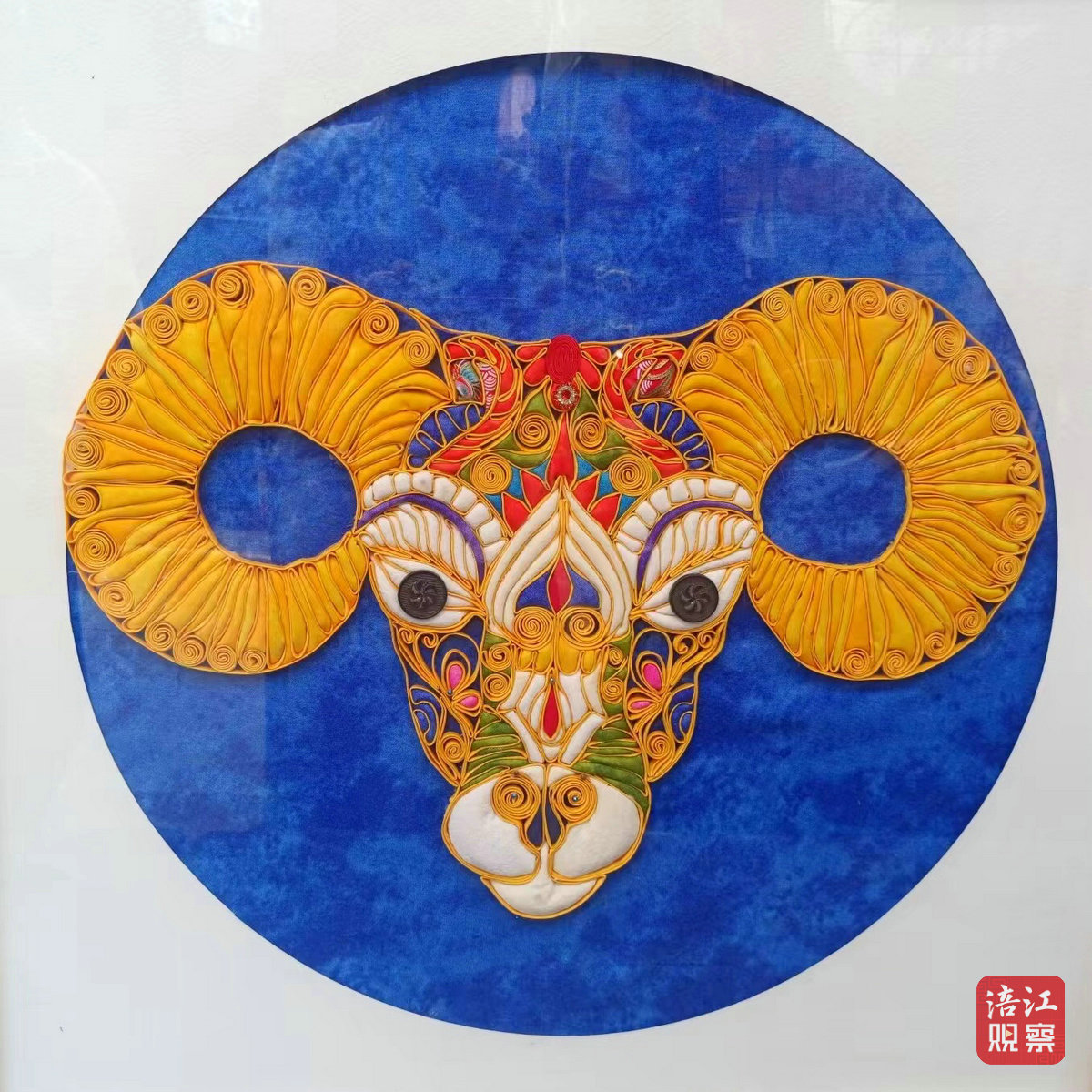 王位的布艺《瑞羊送福》4_1.jpg